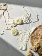 Fleur Push-Up Bikini Set | Floral Accents, Women's Bikini Sets 6