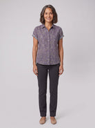 Fleur Vintage Blouse | Floral Print, Lightweight Summer Top for Women 0