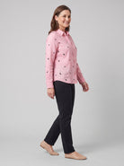 Flora Women's Top | Cotton Linen Long Sleeve Blouse 1