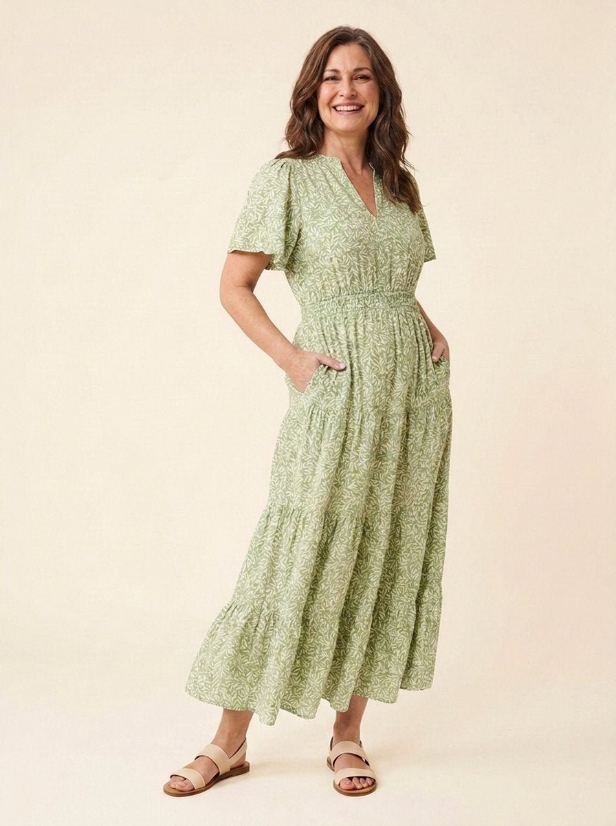 Furgeson Maxi Dress | Floral Tiered Design, Summer Wedding Guest Dresses 1