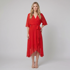 Gina Elegant Dress | Flowy Silhouette, Lightweight Fabric for Wedding Guests and Summer Events 8