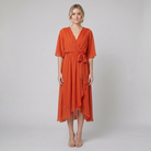 Gina Elegant Dress | Flowy Silhouette, Lightweight Fabric for Wedding Guests and Summer Events 9