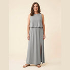 Gina Maxi Dress | Cotton Blend, Sleeveless Summer Dress 3