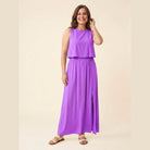 Gina Maxi Dress | Cotton Blend, Sleeveless Summer Dress 5
