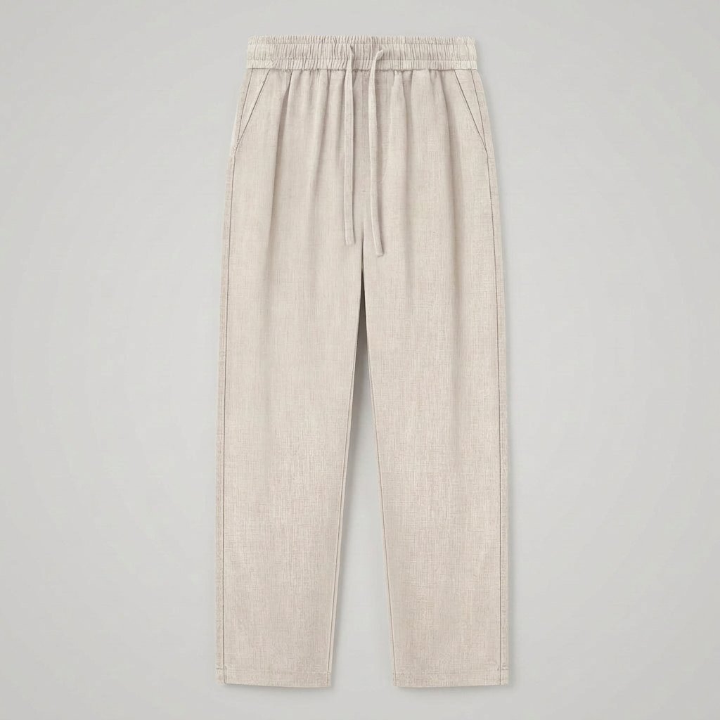 Haru Cropped Trousers | Cotton-Linen Blend, Wide Leg Cropped Pants for Women 6