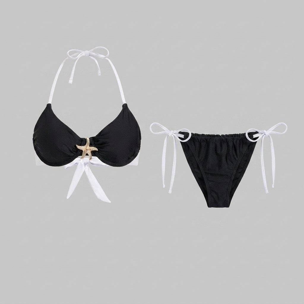 Haven Bikini Set | Halter Neck, Adjustable Tie Closure, Multiple Sizes 0