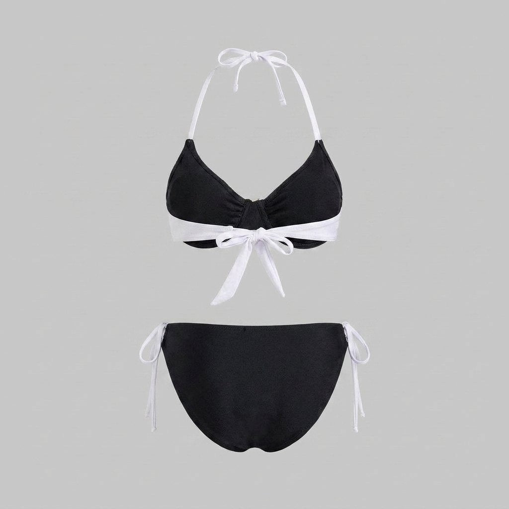 Haven Bikini Set | Halter Neck, Adjustable Tie Closure, Multiple Sizes 1