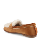 Haven Loafer Slipper | Tan Velvet, Faux Fur Lining, Anatomic Footbed 4