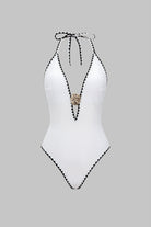 Haven One-Piece Swimsuit | Metallic, Fitted Swimwear for Women 0