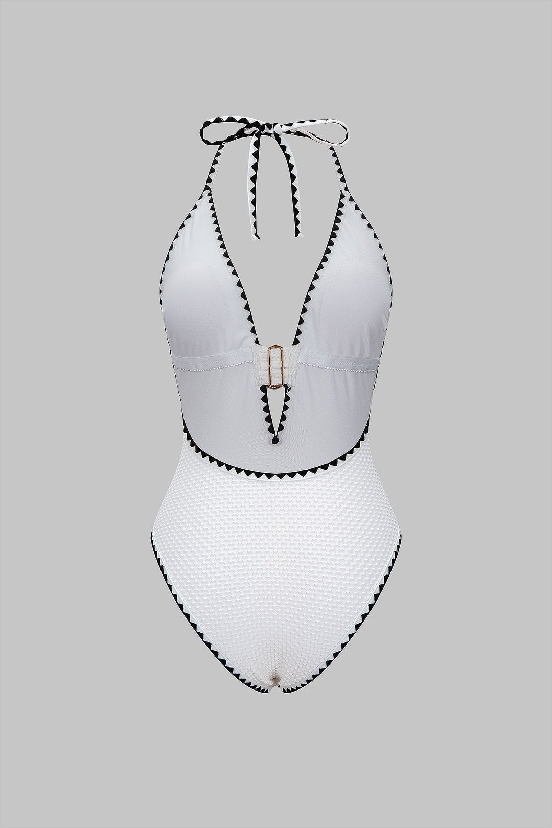 Haven One-Piece Swimsuit | Metallic, Fitted Swimwear for Women 1