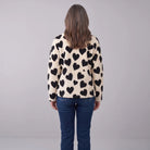 Haven Women's Jacket | Reversible Heart Pattern, Soft and Cosy 4