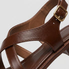 Ivy Cross Sandals for Women | Italian Leather, Orthopedic Cushioned 4