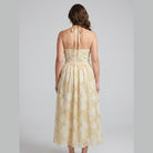 Ivy Maxi Dress | Floral Print, Halterneck A-Line Summer Dress for Wedding Guests 3