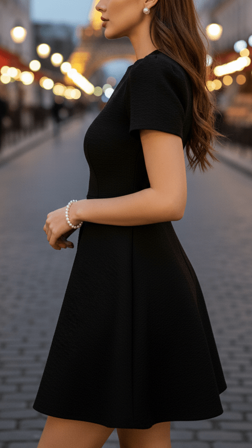 Ivy Midi Dress | High Neck, Belted Waist, Smooth Fabric 2
