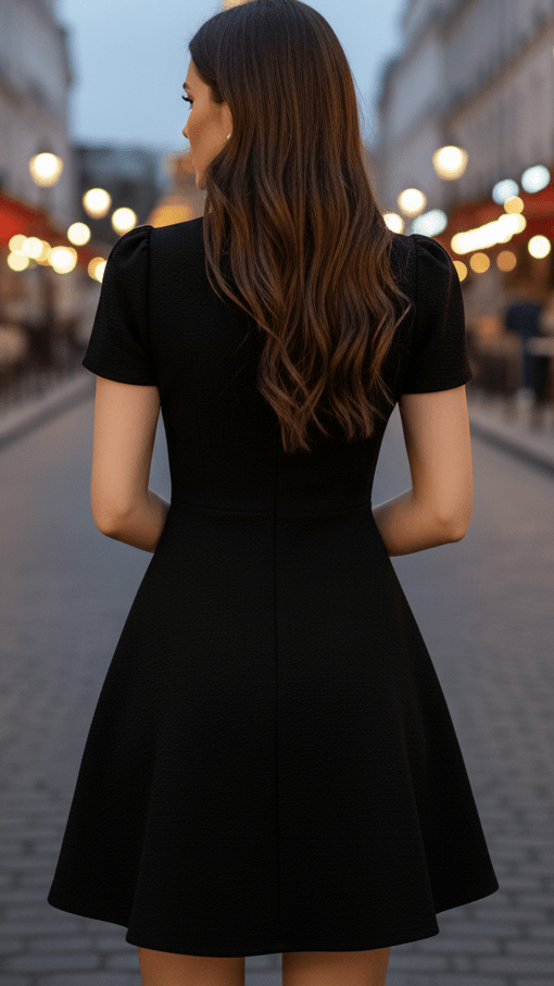 Ivy Midi Dress | High Neck, Belted Waist, Smooth Fabric 3