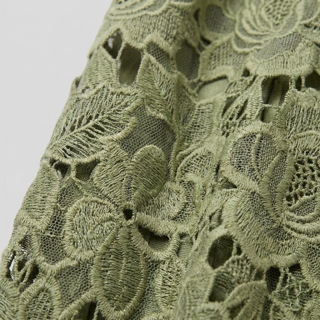 Ivy Midi Dress | Off the Shoulder Floral Embroidered Summer Dress 4