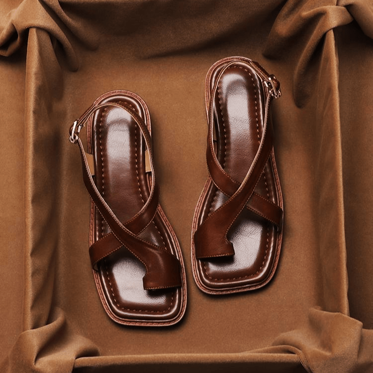 Ivy Sandals for Women | Italian Leather, Orthopedic Footbed 4