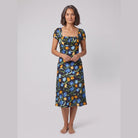 Ivy Summer Dress | Floral Print, Square Neckline, Lightweight 0