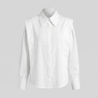 Jara White Blouse | 100% Cotton, Puff Sleeve Top 3