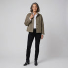 Jara Women's Jacket | Wool-Blend, Tailored Fit, Snap Front 0
