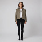 Jara Women's Jacket | Wool-Blend, Tailored Fit, Snap Front 2