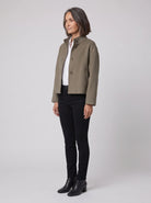 Jara Women's Jacket | Wool-Blend, Tailored Fit, Snap Front 3