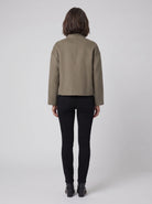 Jara Women's Jacket | Wool-Blend, Tailored Fit, Snap Front 4