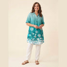Jovia Women's Dress | Plus Size, Casual Linen Summer Dress 6