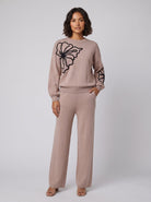 Juno Knit Lounge Set | Lightweight Floral Knitted Co-Ord Set for Women 0