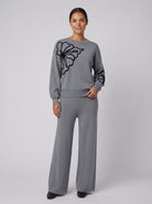 Juno Knit Lounge Set | Lightweight Floral Knitted Co-Ord Set for Women 2