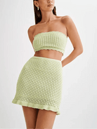 Kara Knit Set | Cotton Blend, Lightweight Two Piece Loungewear 0