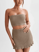 Kara Knit Set | Cotton Blend, Lightweight Two Piece Loungewear 1