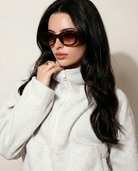 Karma Spade Sunglasses | Oversized Tortoise Frame, UV-Protective Lenses 7
