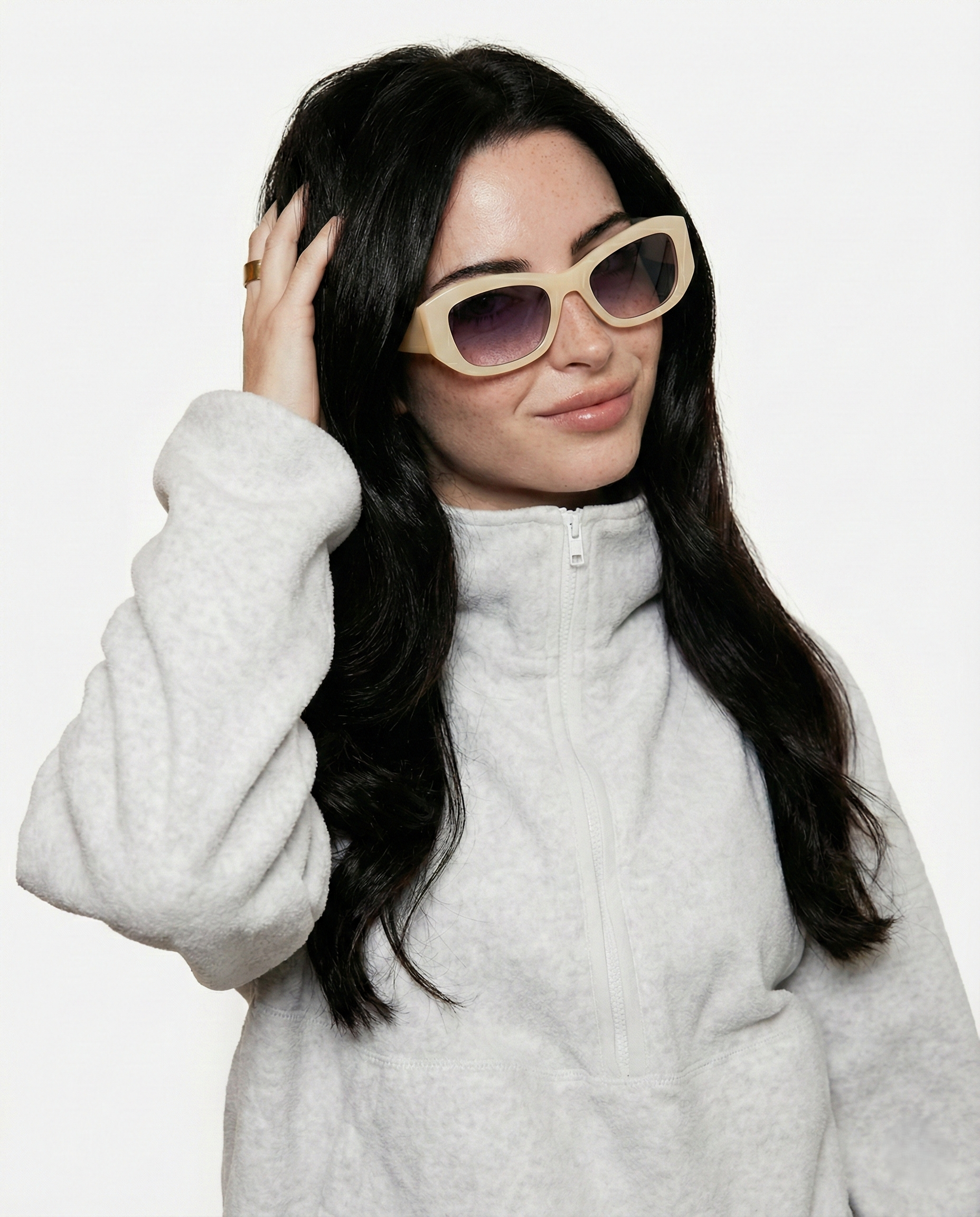 Karma Spade Sunglasses | Oversized Tortoise Frame, UV-Protective Lenses 9
