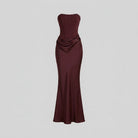 Kora Maxi Dress | Strapless Corset Bodice, Lace-Up Back, Floor-Length 3