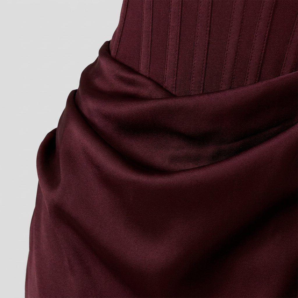 Kora Maxi Dress | Strapless Corset Bodice, Lace-Up Back, Floor-Length 4