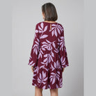 Kora Women's Dress | Bias Cut, Tiered Panels, Long Sleeves 3
