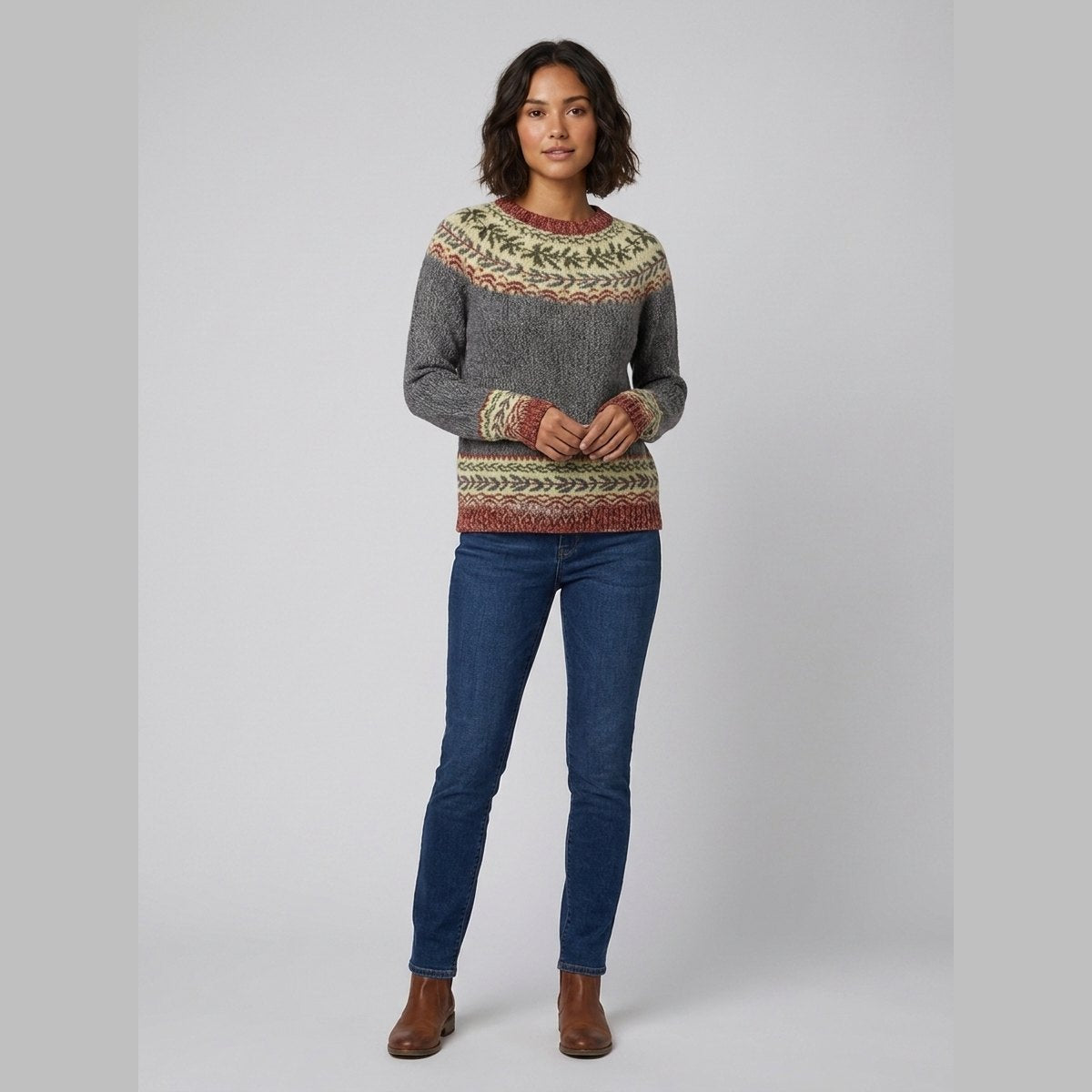 Lara Women's Sweater | Soft Wool Blend, Relaxed Fit 0