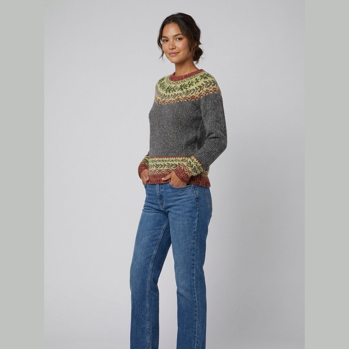 Lara Women's Sweater | Soft Wool Blend, Relaxed Fit 1