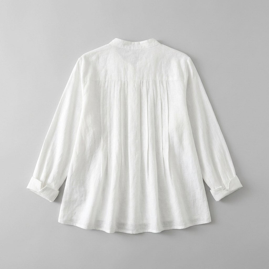 Lina Women's Tunic | Organic Linen, Loose Fit Tunic Top 8