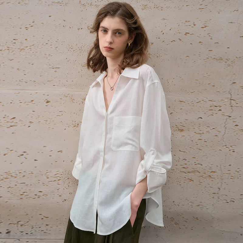 Lino Classic Shirt | 100% Pure Linen, Oversized Fit 2
