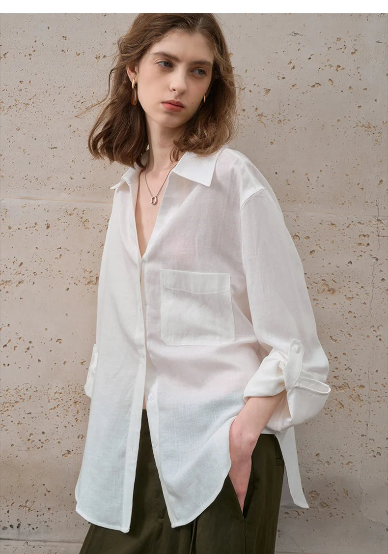 Lino Classic Shirt | 100% Pure Linen, Oversized Fit 6