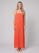 Liora Beach Cover Up Dress | Breathable Cotton Gauze, Adjustable Straps 0