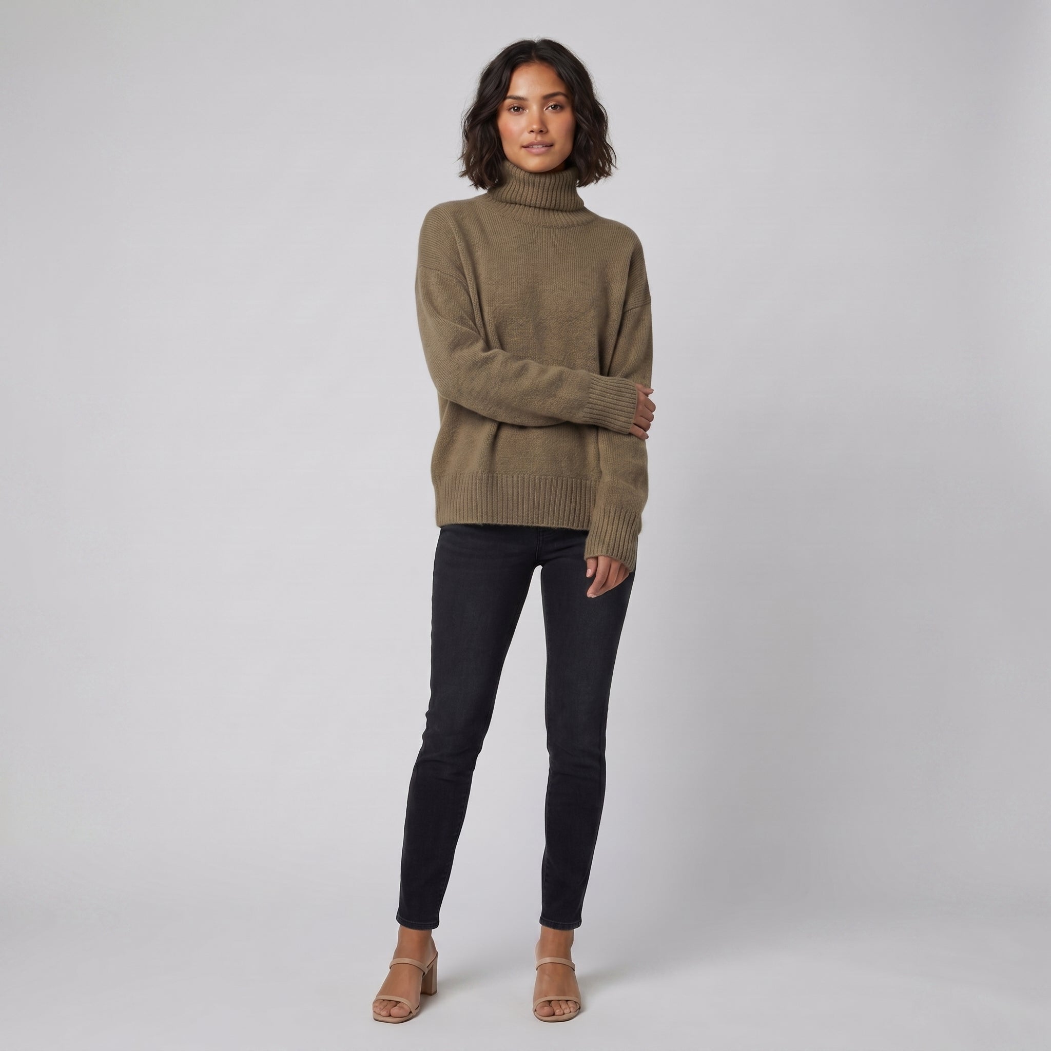 Liora Cashmere Sweater | Soft Turtleneck, Classic Fit for Women 2