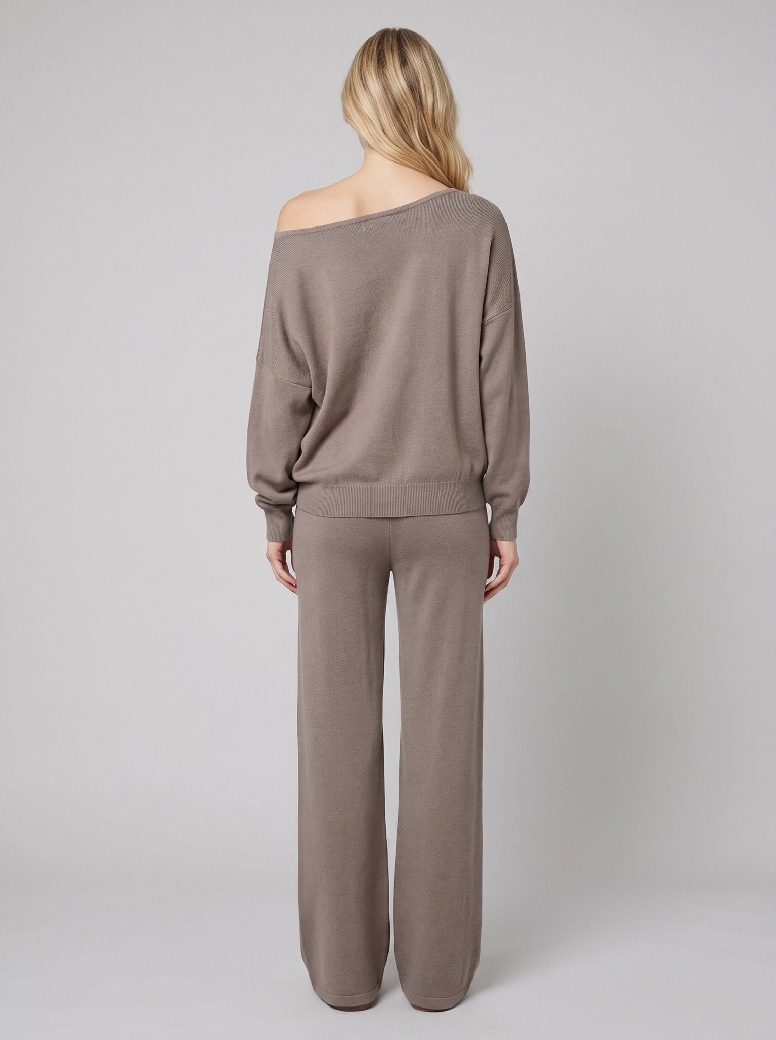Liora Loungewear Set | Ultra-Soft Knit, Off-Shoulder Design 3