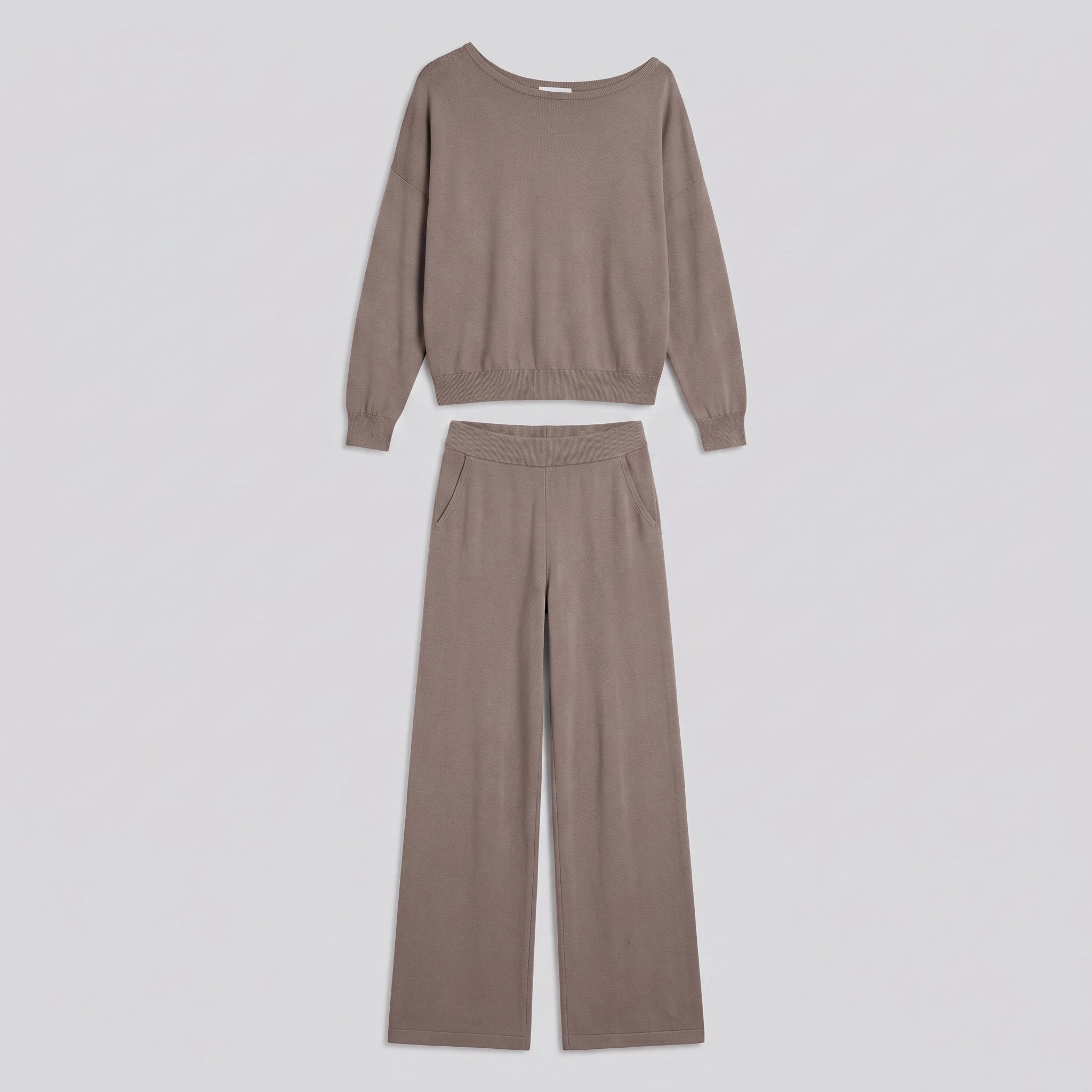 Liora Loungewear Set | Ultra-Soft Knit, Off-Shoulder Design 4