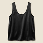 Lissia Satin Tank Top | Plunging U-Neck, Relaxed Fit 2
