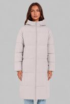 Long Hooded Puffer Coat 10