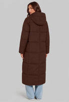Long Hooded Puffer Coat 3