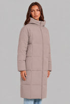 Long Hooded Puffer Coat 6